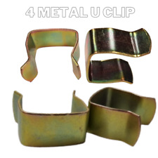 4x STRONG U Metal BED CLIPS TO JOIN DIVAN BED BASE OTTOMAN BED BASE SOFA