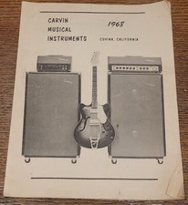 Vtg 1968 CARVIN Catalog
