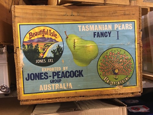 Rare vintage fruit box - rare, crate