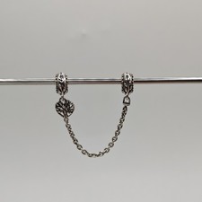 Genuine Pandora Heart Family Tree Safety Chain ALE 925 799293C00