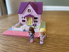 Polly Pocket Cosy Cottage (Rare Purple Variation) Vintage Bluebird Play Set