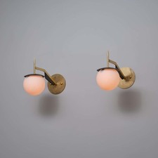 Italian Pair of 1950s Brass