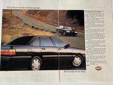 1986 Audi Quattro Print Ad
