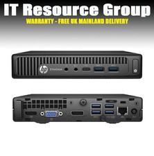 HP EliteDesk 800 G2 Mini PC i7 6th Gen 16GB Memory DDR4 256GB SSD Windows 11