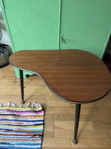 Vintage wooden kidney shape - wooden,