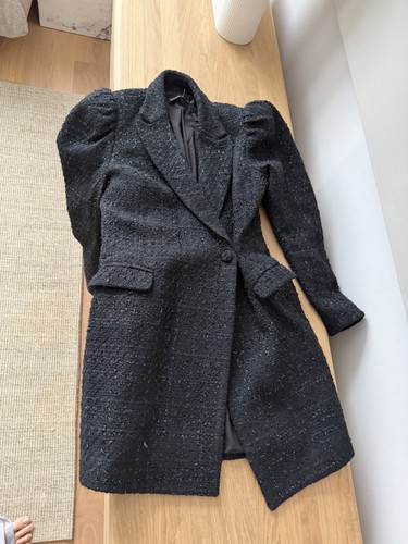 Boucle coat dress tweed - coat,