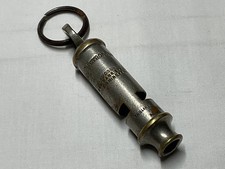 Wonderful Antique Police Whistle, The Metropolitan by J Hudson & Co, Circa 1910