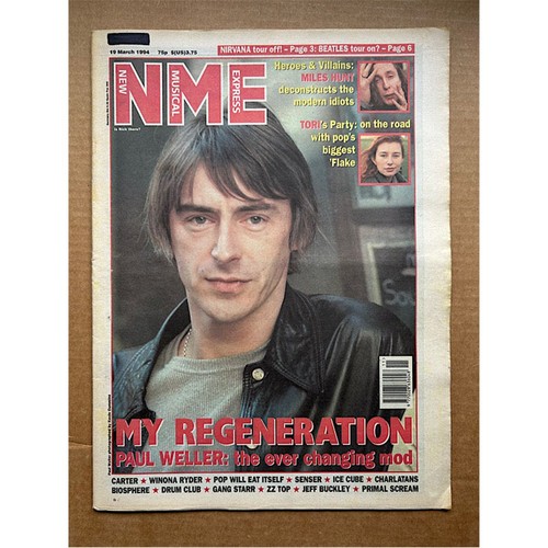 Paul weller nme magazine - nme, march