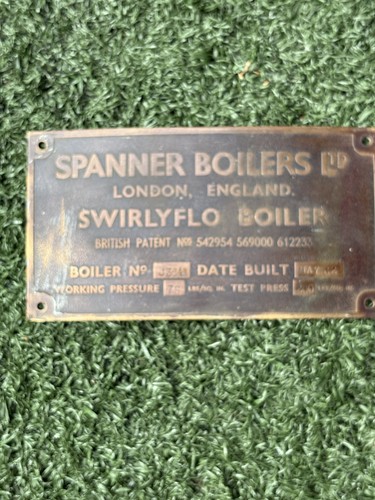 Vintage 1962 spanner - spanner, boilers
