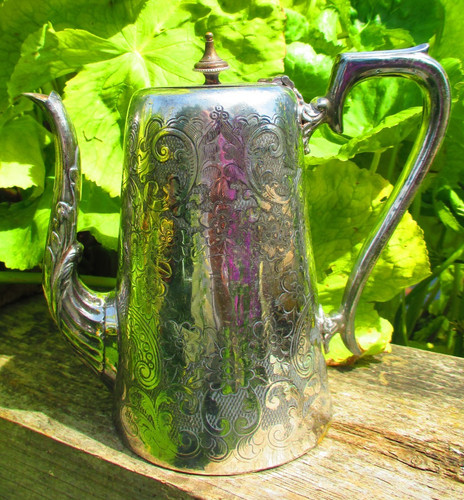 Coffee pot 19th century silver