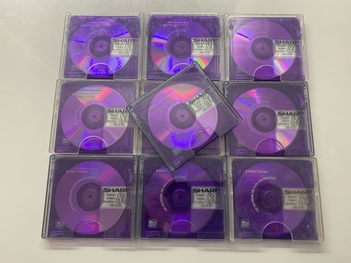 Purple minidisc sharp 80 - purple,