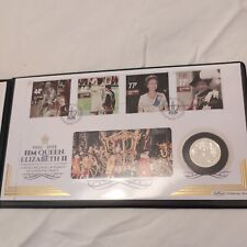 Longest Reigning Monarch Solid Silver £20 Coin Cover Benham