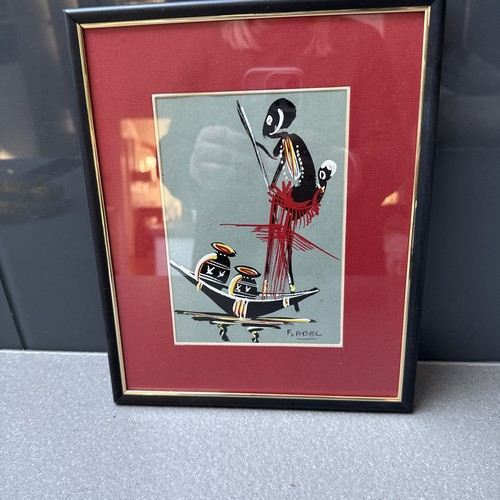 Vintage original african art - vintage,