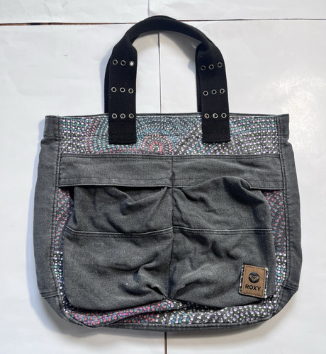 Roxy y2k black denim polka - denim,