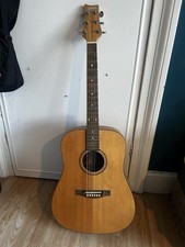 ASHTON Model. D20 Dreadnought 6 String Natural Wood Acoustic Guitar - N05