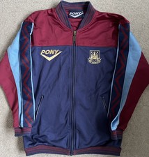 Vintage 1996/97 WEST HAM UTD Pony Training Tracksuit Jacket / Top - RARE 