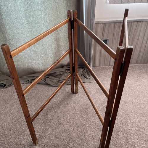 Vintage wooden clothes horse - wooden,