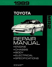 1989 Toyota MR2 Shop Service