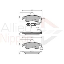 Brake Pads Set For Ford Mondeo