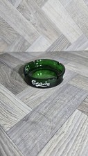 Carlsberg Green Glass Ashtray