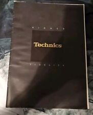 1992 Technics Hi-Fi Brochure/Catalogue Good Condition Rare Vintage
