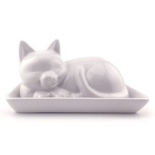 Adorable Cat Ceramic Butter