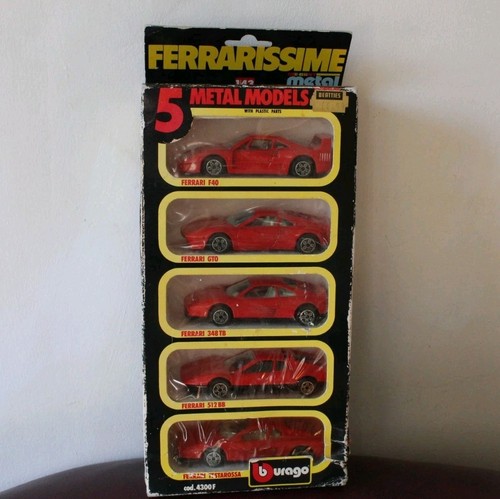 Burago ferrari die - ferrari, set