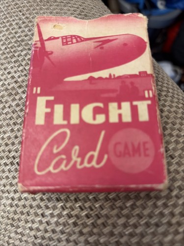 Vintage flight card - card, by