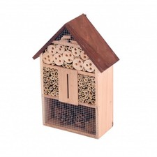 NEW Wooden Stick Bee Wildlife Insect Hotel House Garden Nest Shelter Box Habitat
