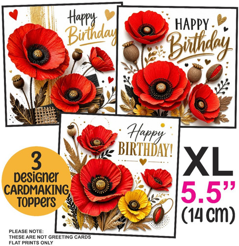 Card toppers for - xl,