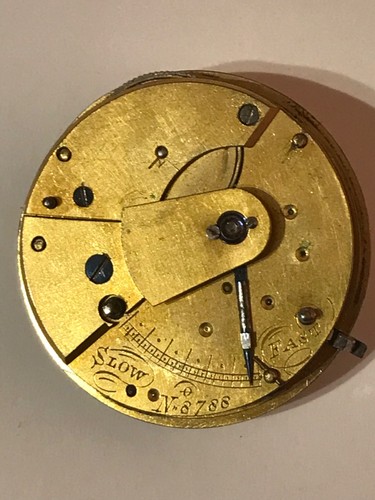 Antique pocket watch fusee - watch,
