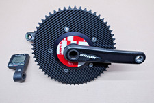 SRM Power Meter Sram Carbon Crank 10 / 11 Speed 57T Carbon Ring 172.5mm Light!