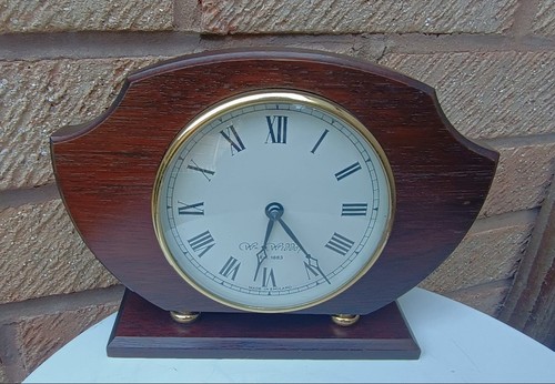 Widdop wooden mantel clock - wooden,