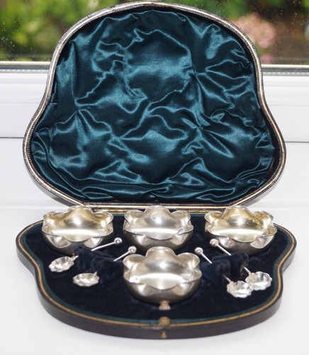 Antique boxed sterling silver - antique,