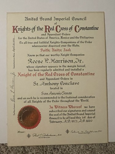 Imperial council knights - council, of