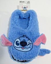 DISNEY PRIMARK STITCH FOOTLET SLIPPER SOCKS FUZZY FOOTSIES COSY  SIZE 6 - 8 NEW