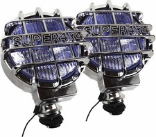 2x Car Work Spot Lights Spotlight Lamp 4x4 Van Halogen Offroad SUV Truck Chrome