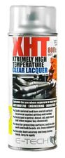 E-Tech CLEAR LACQUER Spray Paint High Temperature Engine Block Exhaust 400mL Can