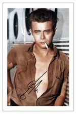 James dean signed autograph - signed,