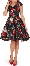 Vintage Floral Rockabilly 50's