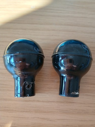 Vintage bakelite door knob - door,