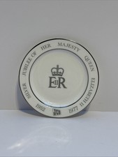 Coalport Coronation Elizabeth II 1953 JCB Plate Trinket Dish Bone China Vintage