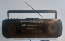 Vintage JVC Model RC-115 Boombox-Radio-Cassette Player New Belts Fully Working