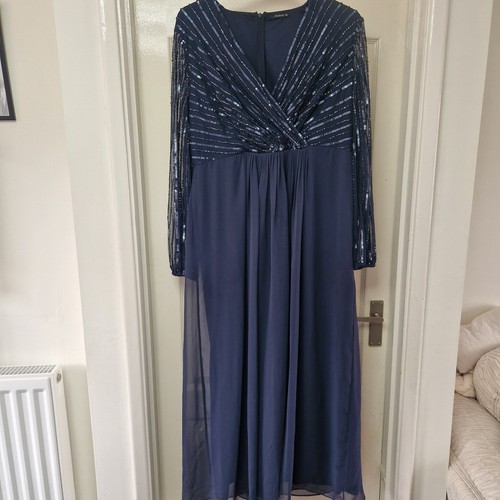 Roman dress size navy - dress,