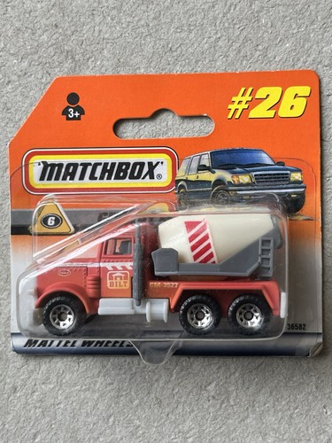 Matchbox 1999 peterbilt cement - peterbilt,