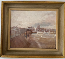 Norman Battershill Original Oil Painting Shoreham by Sea Sussex