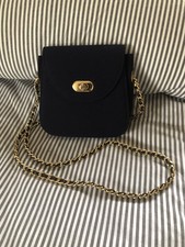 Jaeger Navy Blue Small Crossbody Bag.
