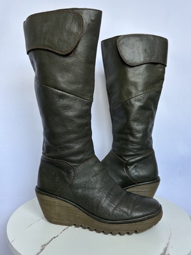 Vintage fly london - vintage, khaki
