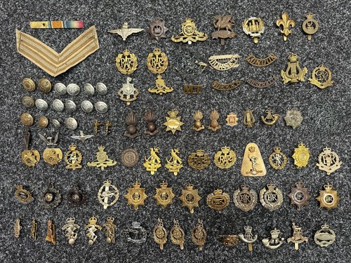 British army cap badges - badges, job