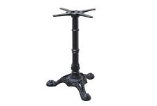 black premium cast iron table base dining restaurant cafe pub three leg - ornate